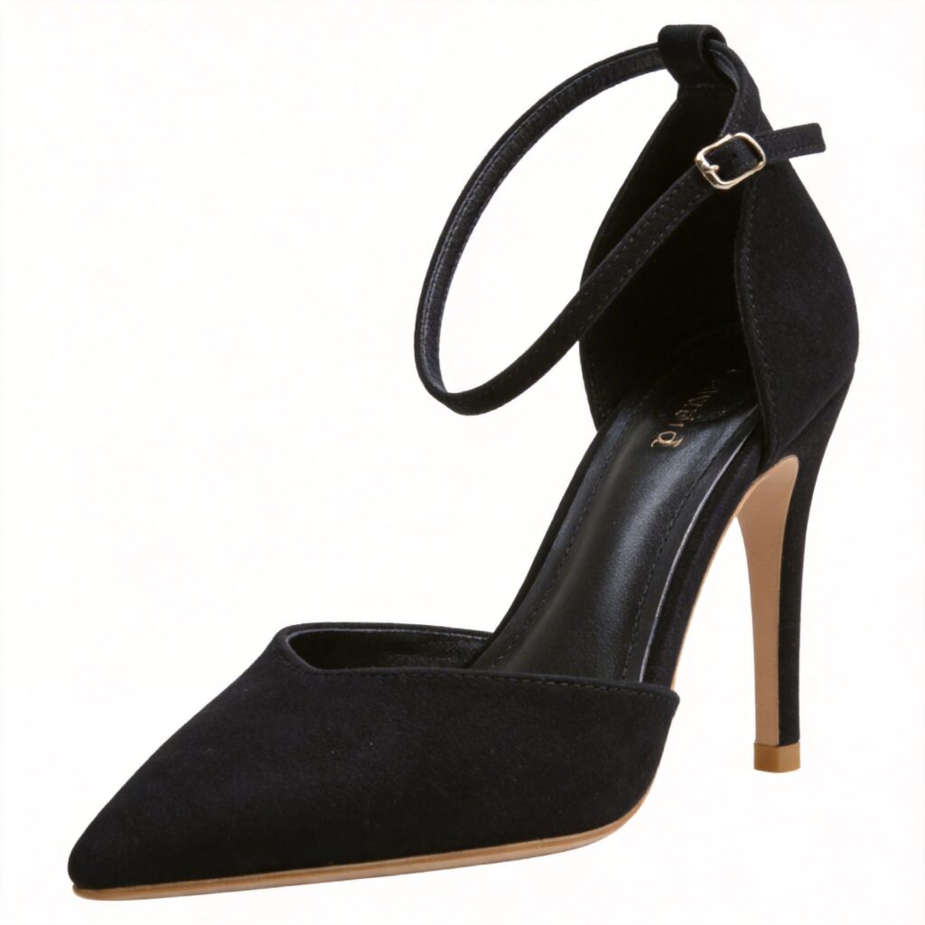 Escarpins Noirs Élégance Intemporelle à Bride