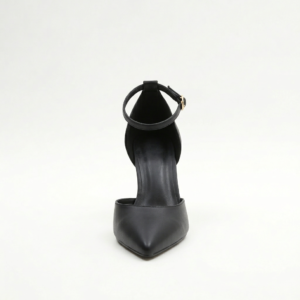 Escarpins Noirs Minimal Élégance à Bride Cheville