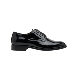 Derbies Noires en Cuir Verni Élégance
